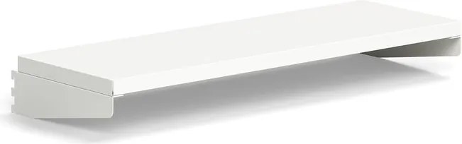 Polica RELY, plechová, 900x300 mm, biela