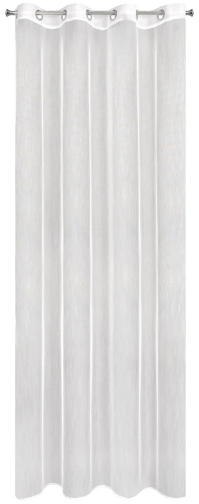 ZÁCLONA NA KRÚŽKOCH NICEA 140X250 CM BIELA
