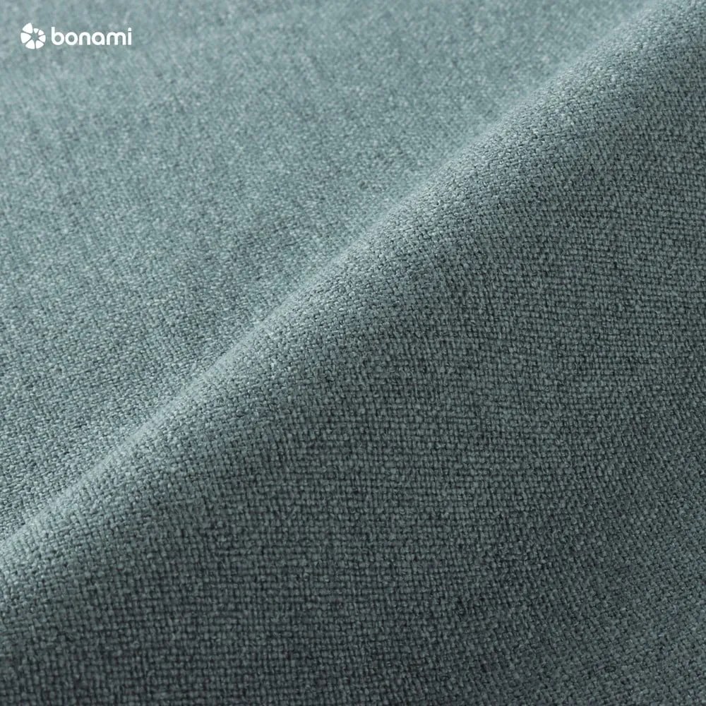 Sivomodrá čalúnená dvojlôžková posteľ s úložným priestorom s roštom 160x200 cm Mattis – Meise Möbel