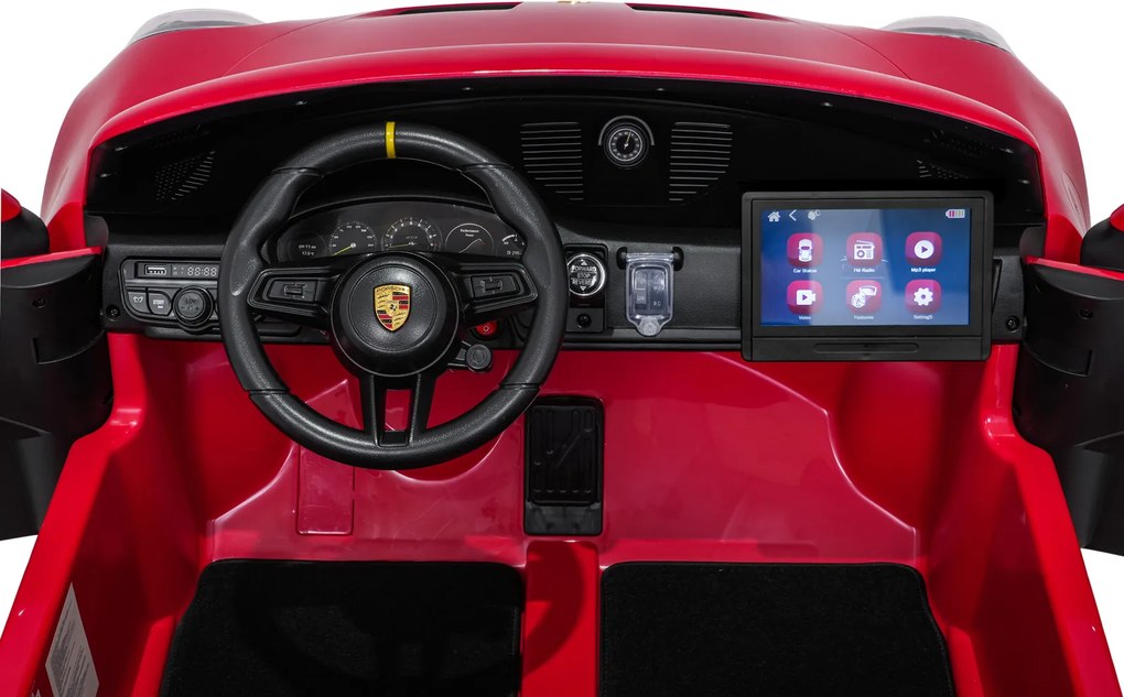 Ramiz Detské pretekárske auto Porsche 911 GT3 STRONG MP4 červené