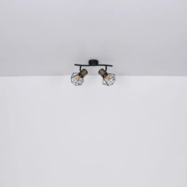 Globo 54017-2M - Bodové svietidlo PRISKA 2xE27/40W/230V