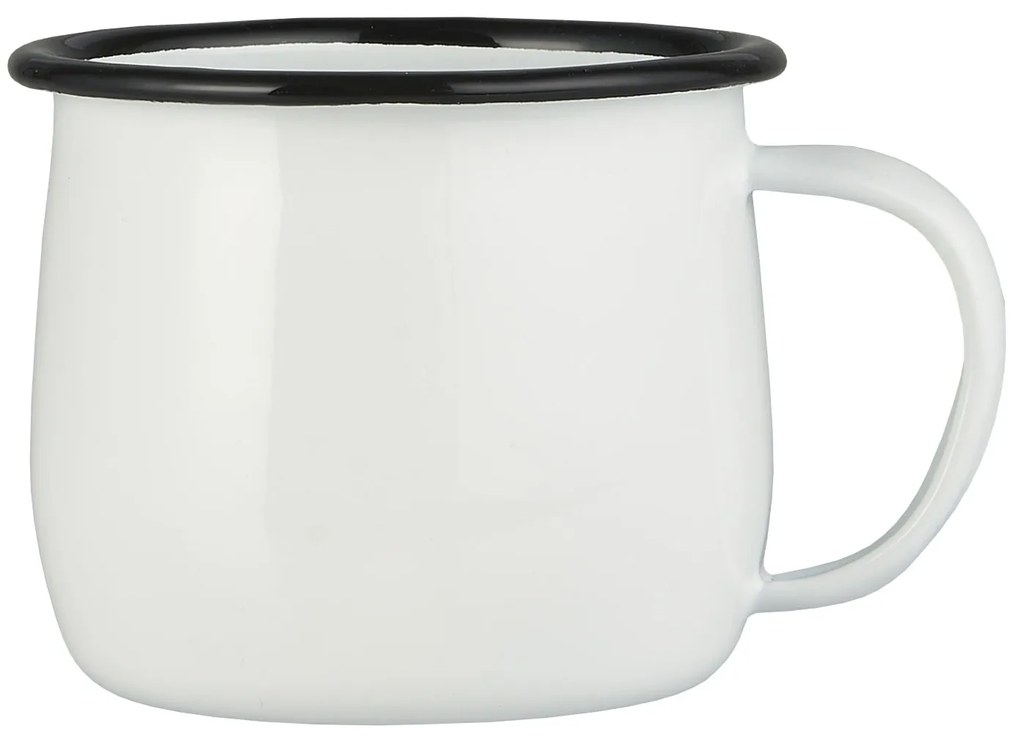 Ib Laursen Smaltovaný hrnček White 300 ml