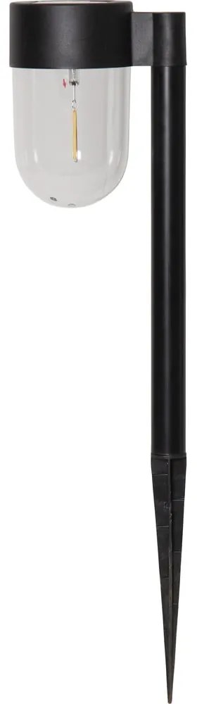 Súprava 2 vonkajších solárnych LED svietidiel Star Trading Cupolai, výška 30 cm