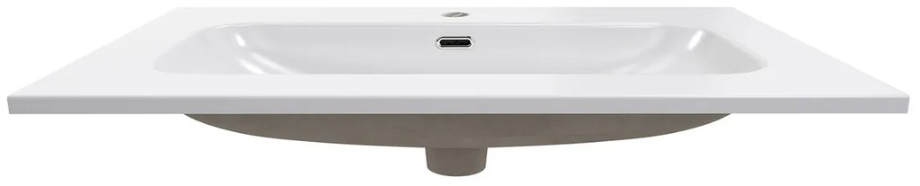 Keramické umývadlo Fly DP 80 cm biele
