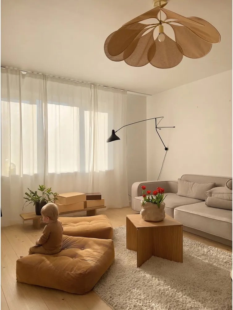 Sedací puf Karup Design More Olive Green