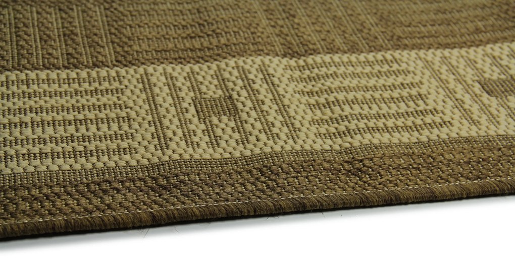 Oriental Weavers, Kusový koberec Sisalo / DAWN 879 / J84N (634N) – na von aj na doma, 66x120, béžová, chodba / predsieň