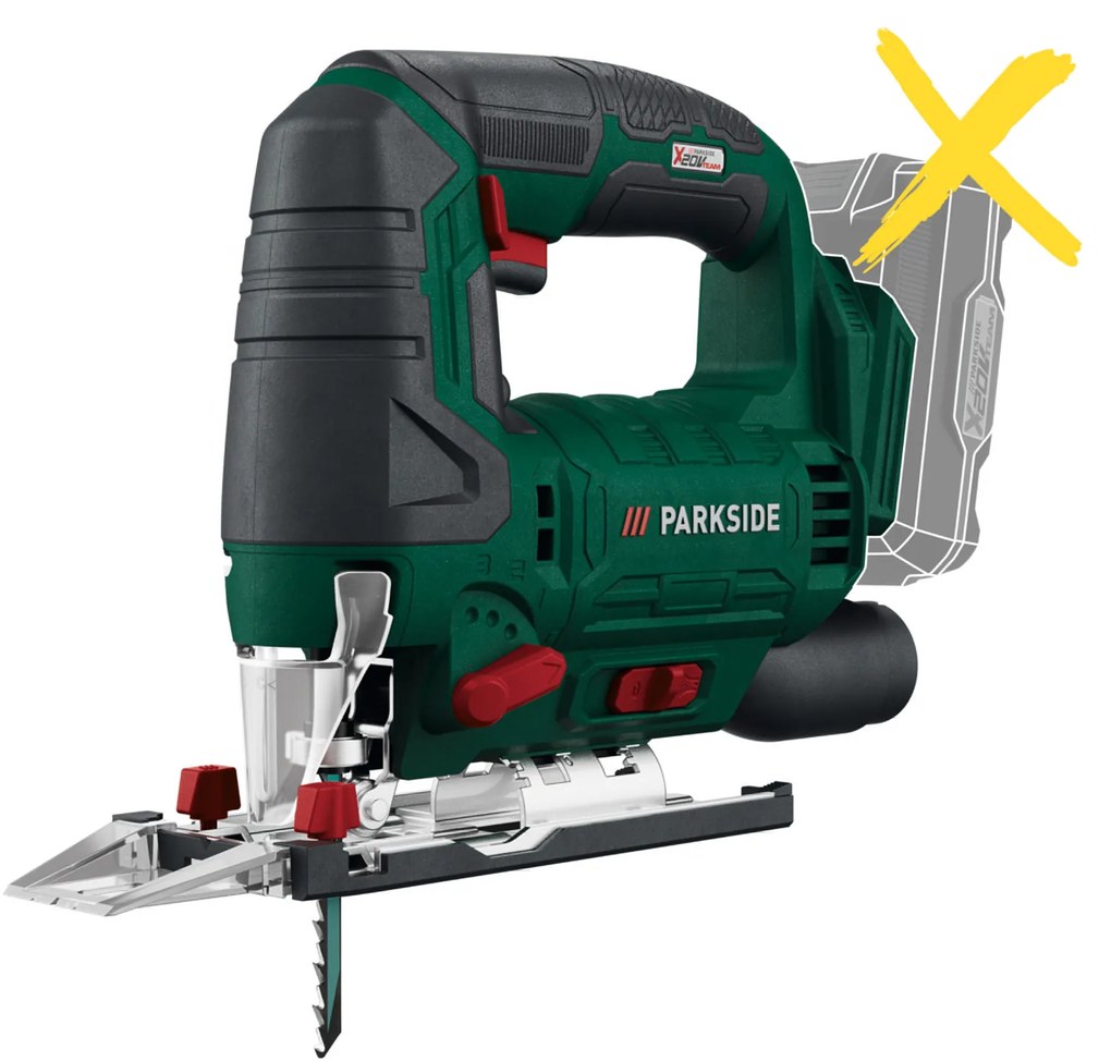 Parkside® Aku priamočiara píla Pstda 20-Li B3 20 V – bez akumulátora (100345313)