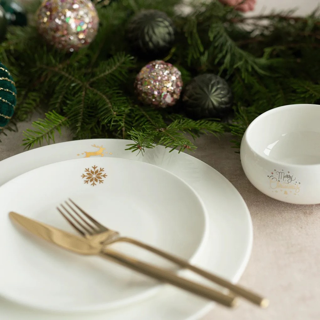 Tanier dezertný 20, 5 cm - Premium Platinum Line Merry Christmas - 490040