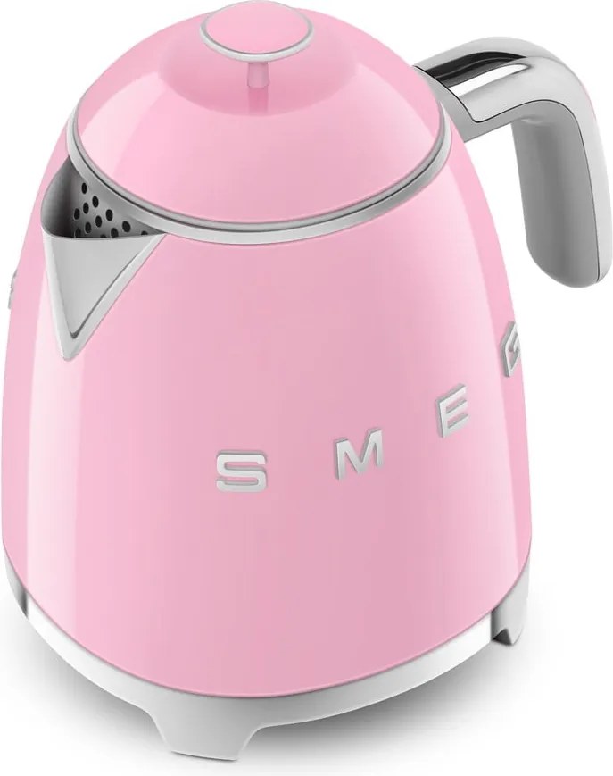 Ružová rýchlovarná kanvica z nehrdzavejúcej ocele 800 ml Retro Style – SMEG