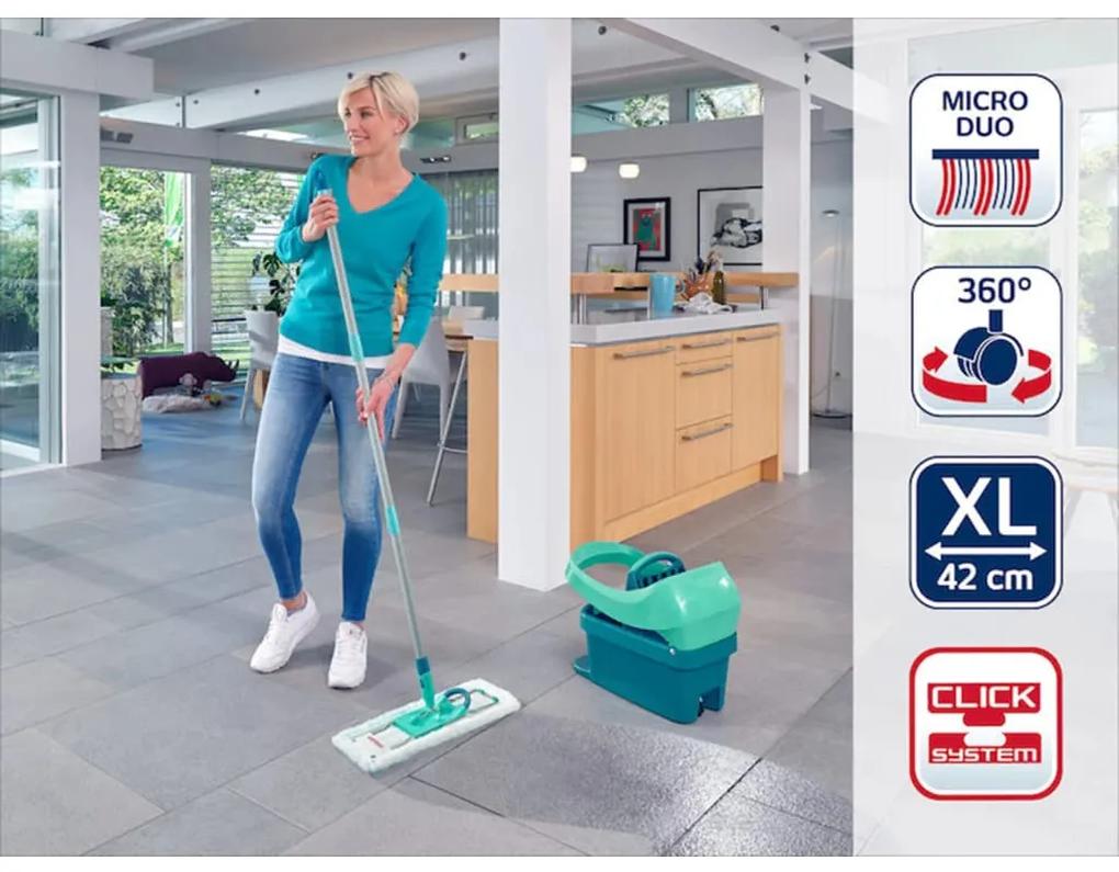 Leifheit Sada na čistenie podlahy s vozíkom "Profi" XL zelená 52096 415735