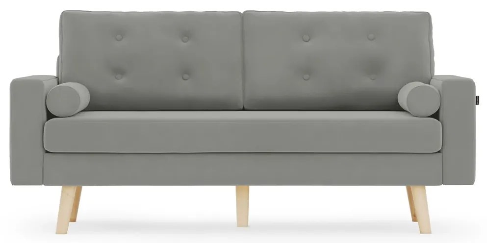 Sivá 3miestna pohovka MANDI VELVET