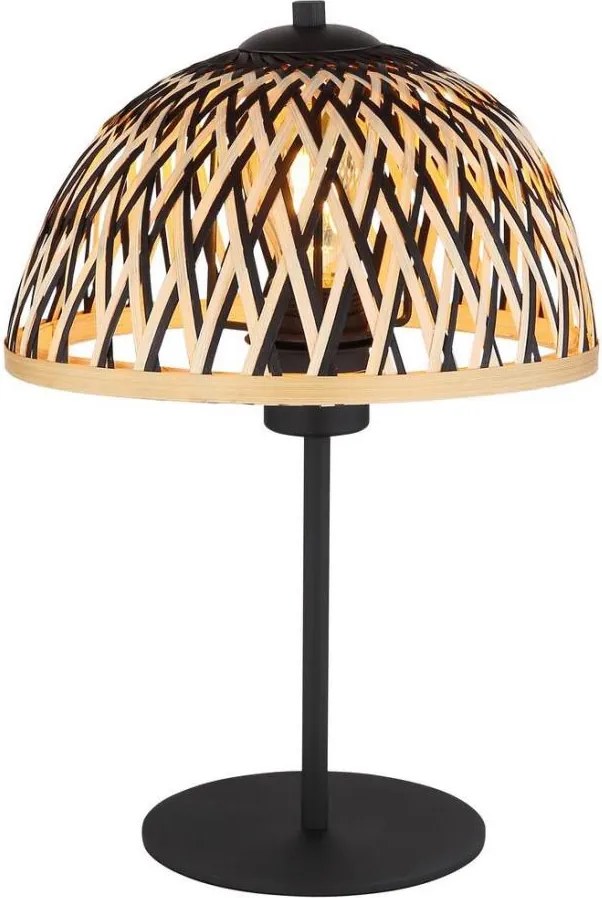 Globo 15767T - Stolná lampa COLLY 1xE27/15W/230V bambus