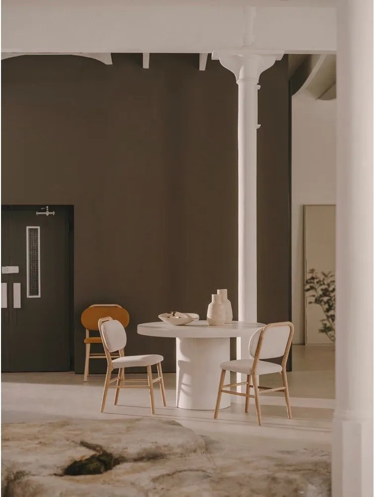 Jedálenská stolička v horčicovej farbe v súprave 2 ks Helda – Kave Home