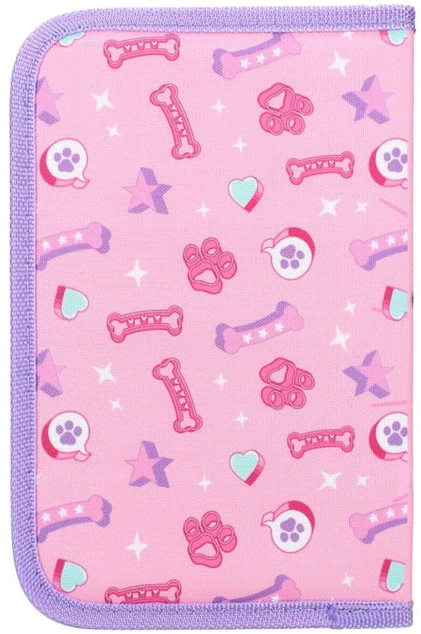 Vybavený školský peračník pre dievčatá Tlapková patrola - Paw Patrol - motív Skye a Everest