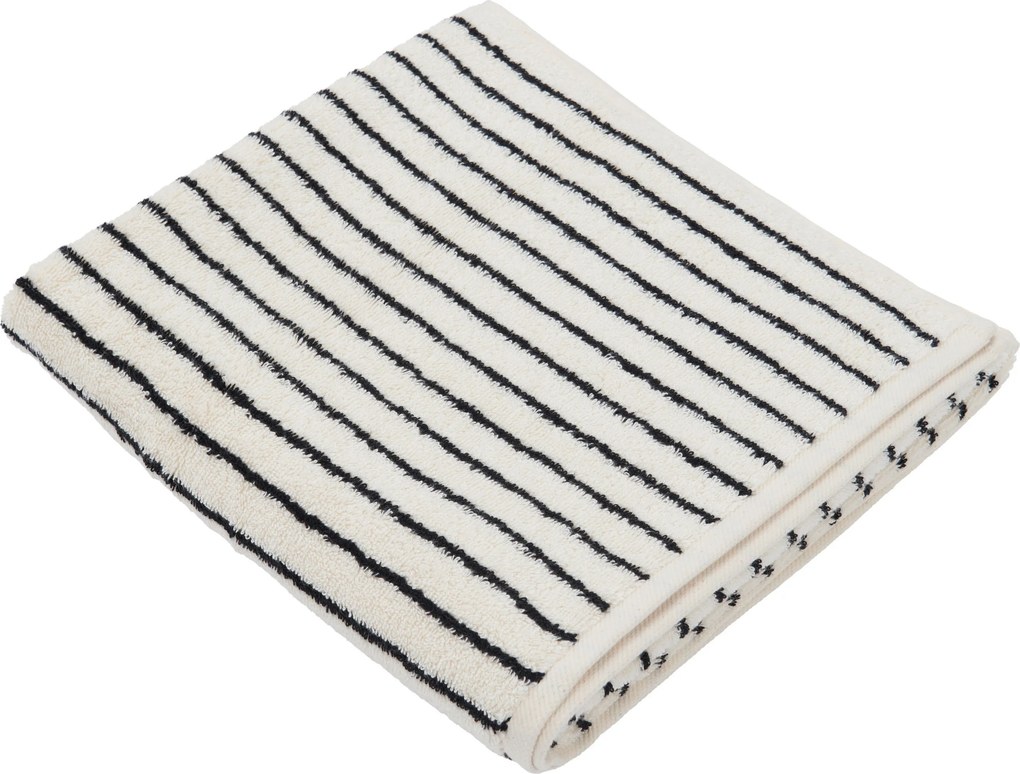 XXXLutz UTERÁK, 70/140 cm, čierna, écru Dieter Knoll - Kúpeľňový textil - 006792016002