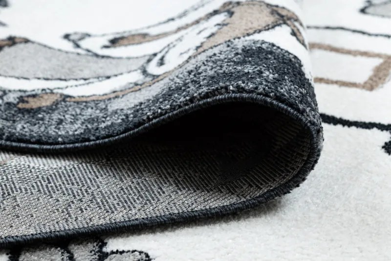 Detský kusový koberec Fun Hop black, 80x150, čiernobiela, detská izba, Dywany Łuszczów