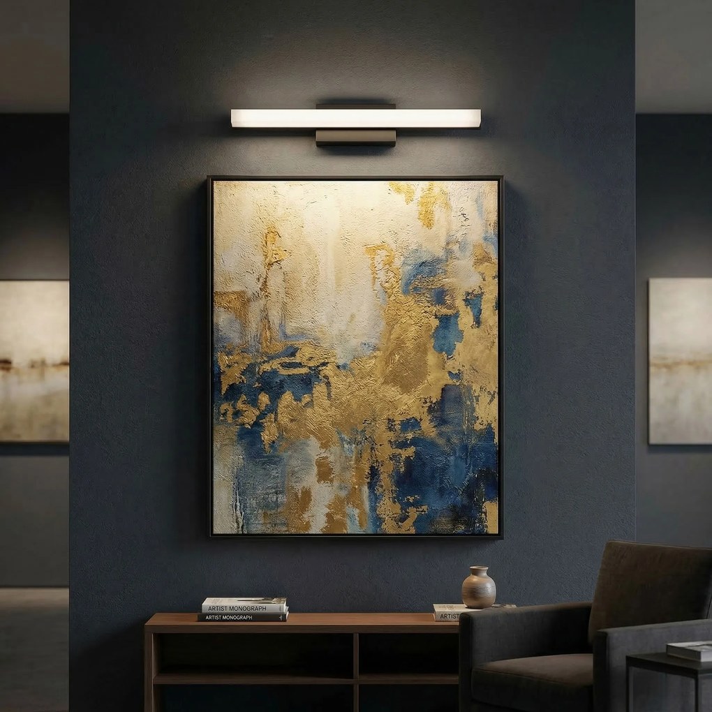 Toolight Toolight, LED nástenné svietidlo 40 cm, 6W, 500 lm, 4000K, APP1854-1W, čierna, OSW-66008