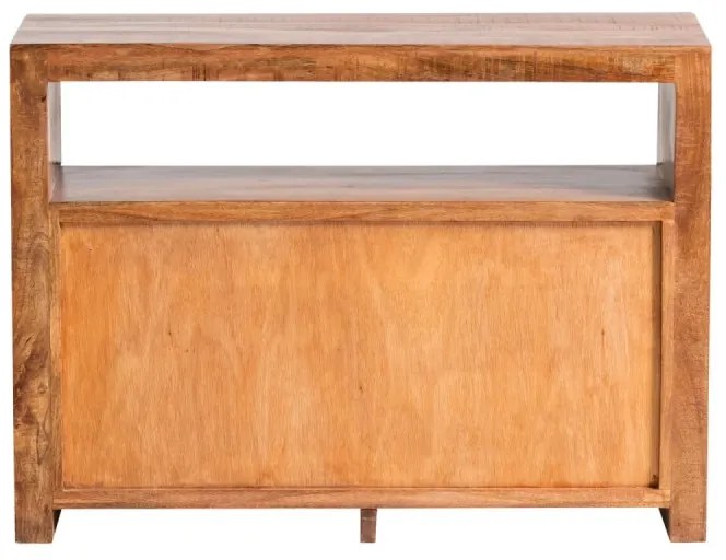 furniture-nabytek.cz - Masívna komoda Country z mangového dreva, lakovaná, hnedá – 117×45×85 cm