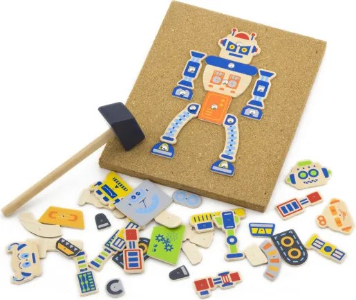 Hra s kladivkom Viga 50335 robot