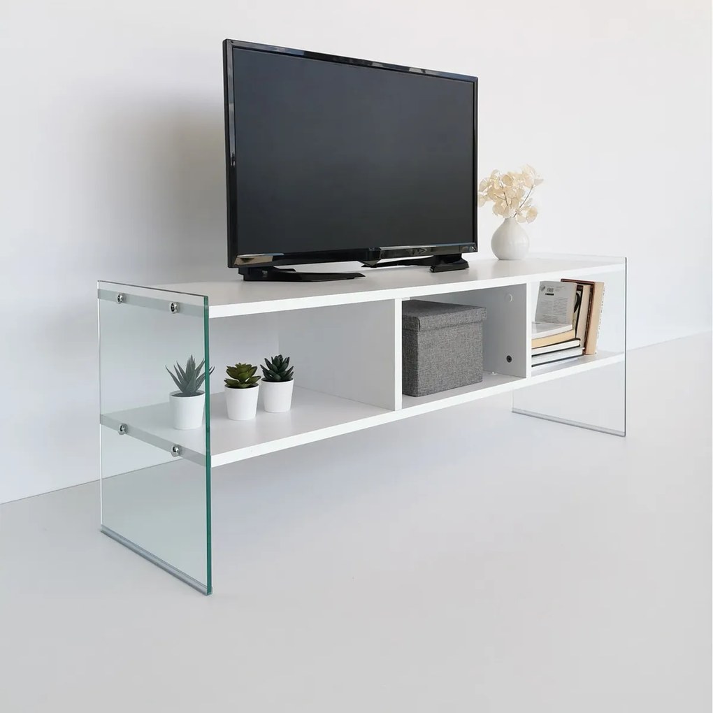 TV stolík Sklo
