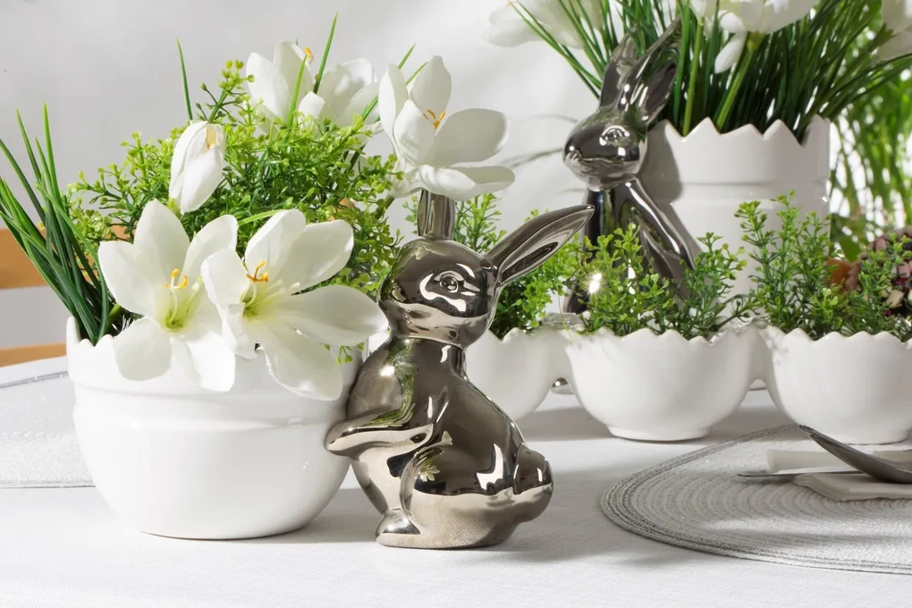 VEĽKONOČNÁ KERAMICKÁ MISA EASTER10 41X13 CM VIACFAREBNÁ