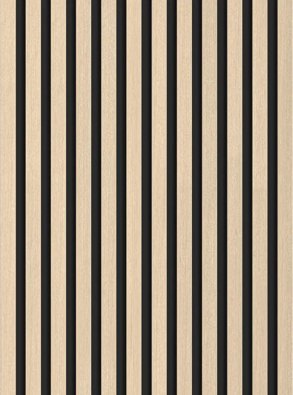 Mexen Lam-B, akustické stenové lamely 275 × 30 cm, HDF doska 4 mm, technická dyha, dub pieskový, S100-275307-3015-001