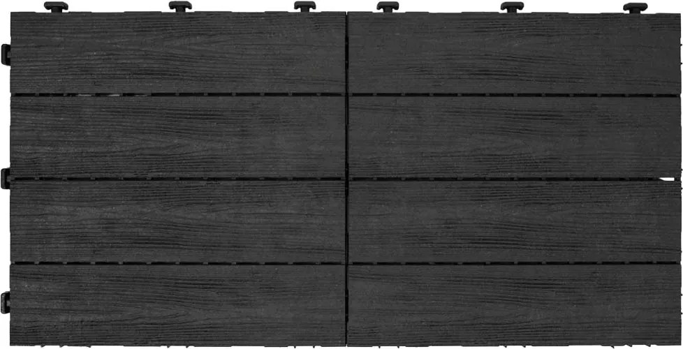 Multy Home Gumová dlaždica ARISTA Wood 30 x 30 cm, sivá