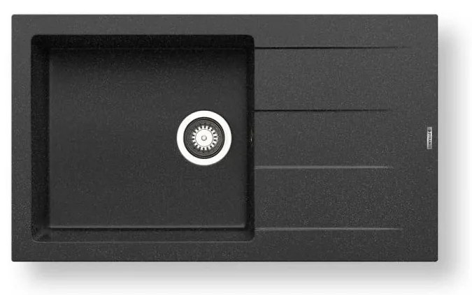 Pyramis 70107111 - Kuchynský drez ATHLOS 86x50 cm granit/čierna