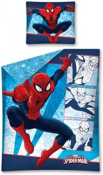 Carbotex Detské obliečky Spiderman 21, Rozmer 1x70x80 / 1x140x200 cm