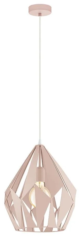 EGLO 49024 - Luster na lanku CARLTON-P 1xE27/60W/230V