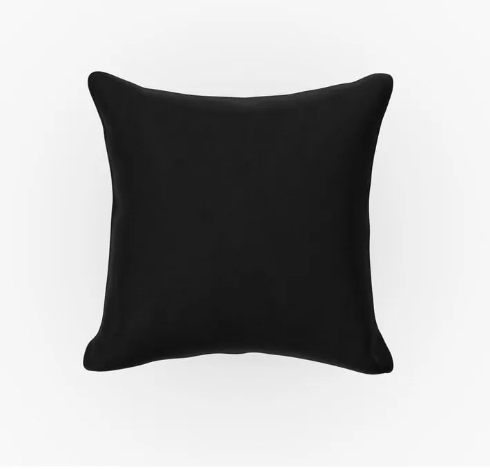 Čierny zamatový vankúš k modulárnej pohovke Rome Velvet - Cosmopolitan Design