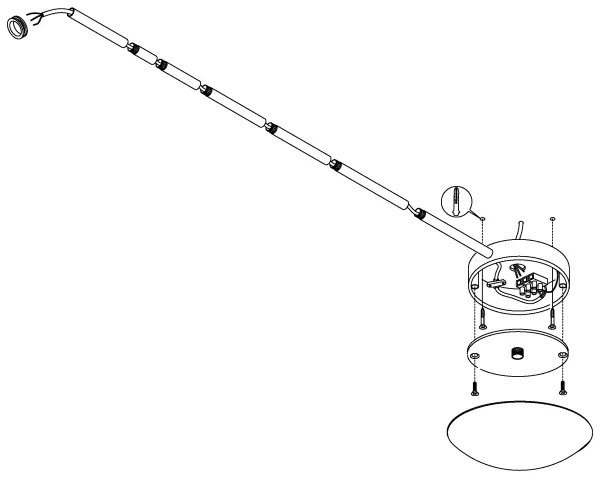 EGLO 88968 - Príslušenstvo k lustru EXTENTION chróm