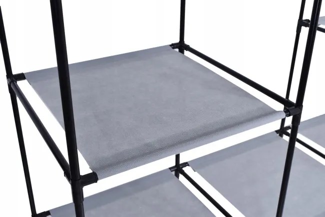 Šatníková skriňa MIRA MAXI sivá