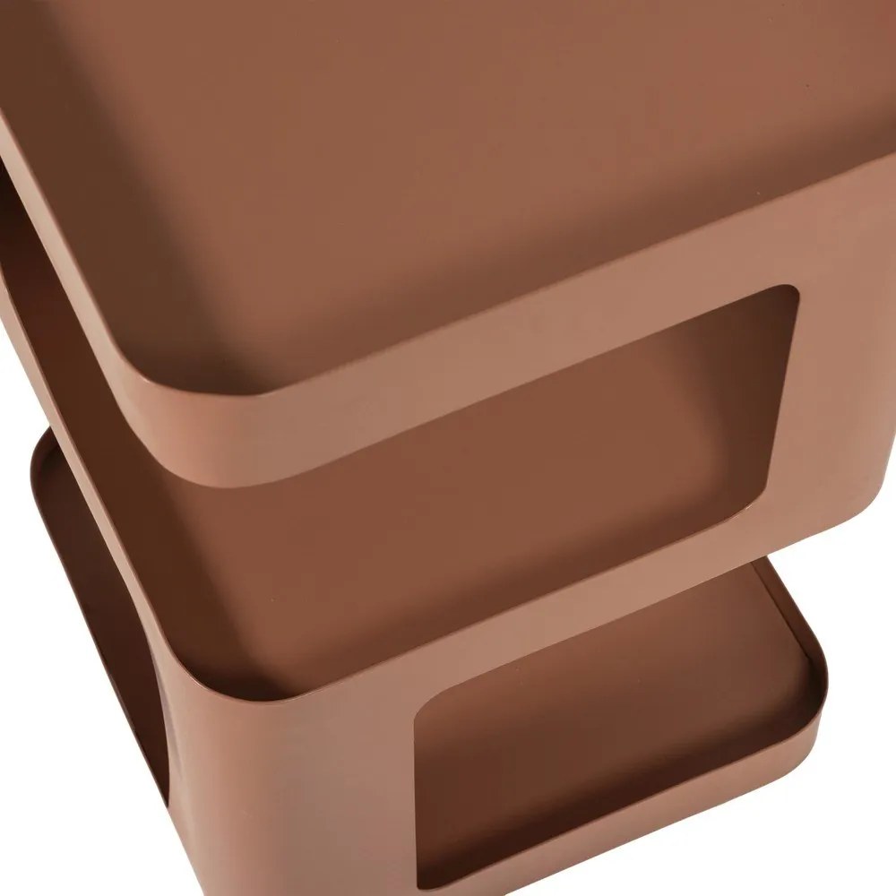 Kovový odkladací stolík 35x35 cm Riv – WOOOD