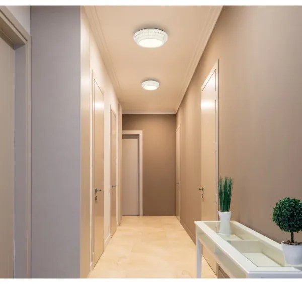 Globo 68157-58 - LED stmievateľné stropné svietidlo KLARA 58W/230V 2700-6000K pr. 60 cm biele + diaľkové ovládanie