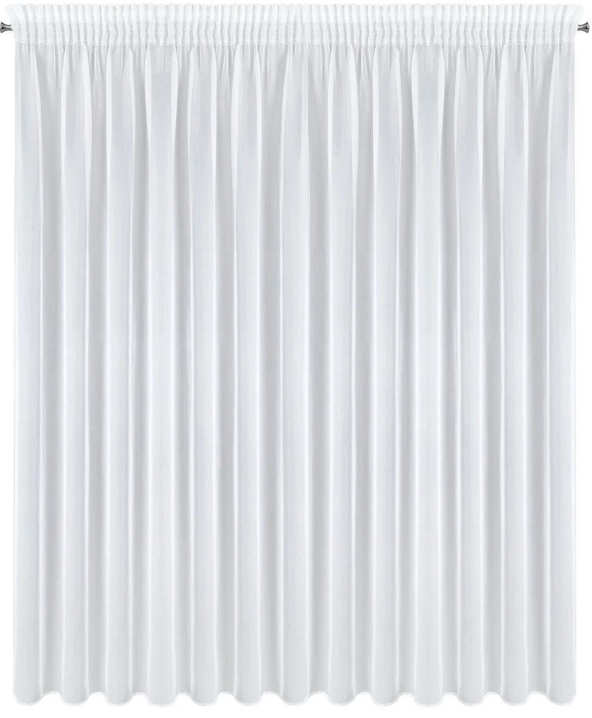 ZÁCLONA NA PÁSKE MIREA 350X270 CM BIELA