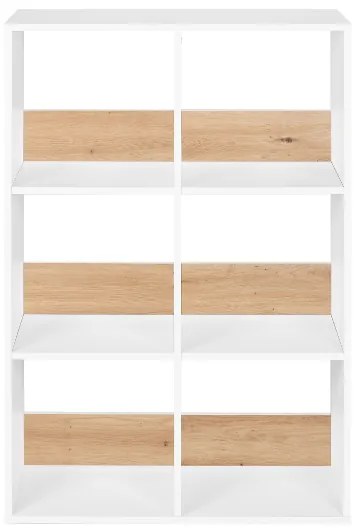 Livarno home Regál Liverpool so 6 priehradkami, 74 x 107 x 33 cm (100392160)