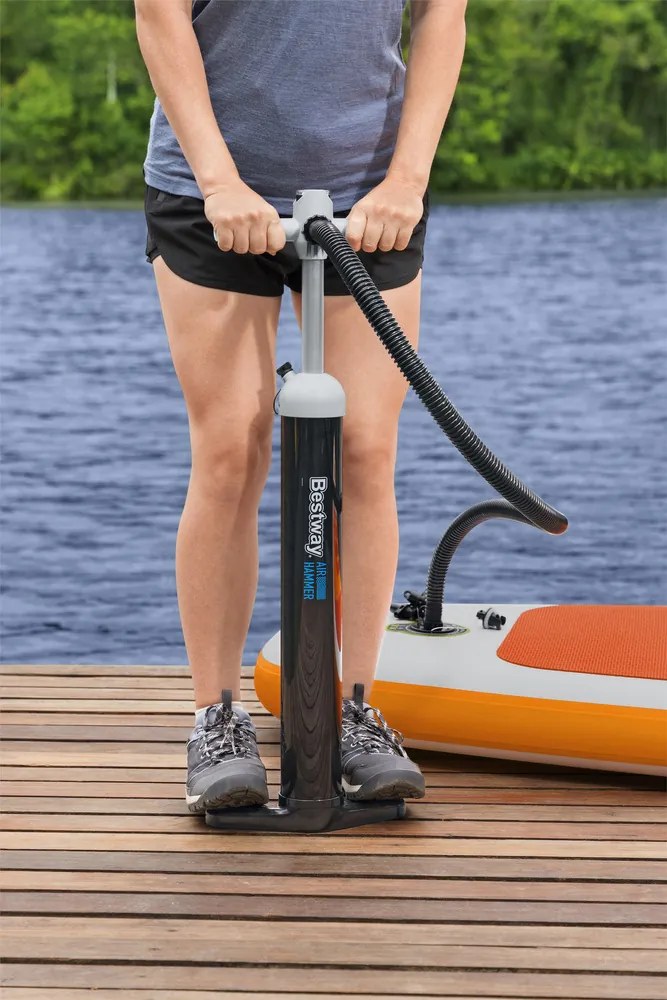 LEAN Ručná pumpa s tlakomerom