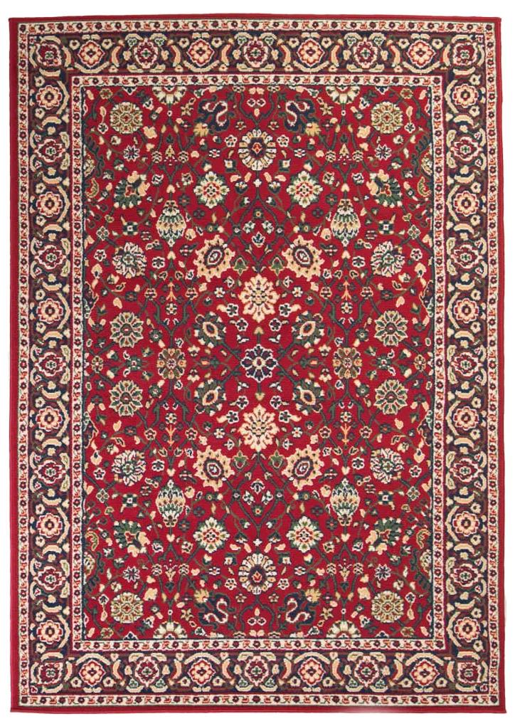 vidaXL Orientálny koberec 120x170 cm, červený/béžový