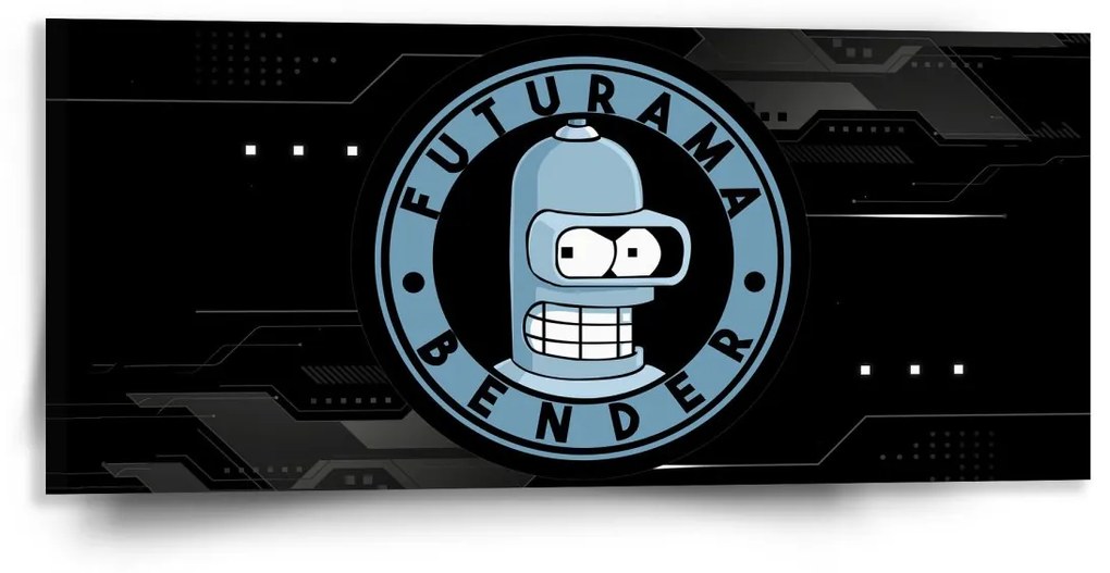 Sablio Obraz Futurama Bender Technology - 110x50 cm