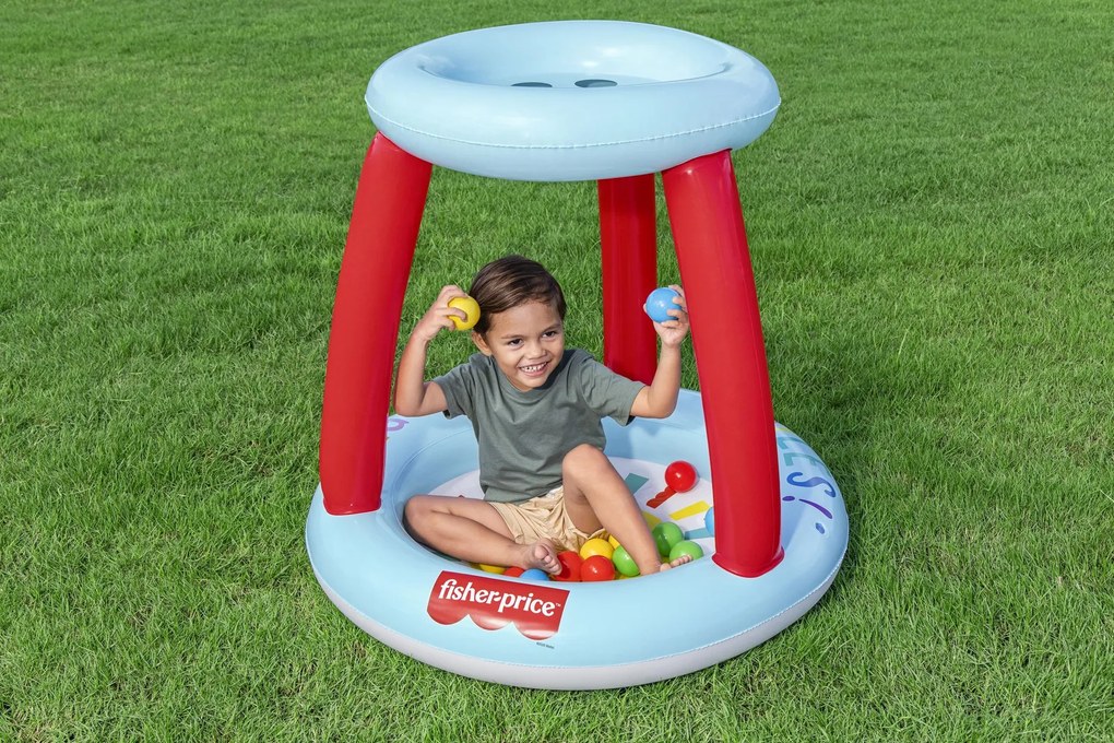 CH NAFUKOVACÍ BAZÉN S STRECHOU / OHRADOU + LOPTIČKAMI 89 x 89 x 84 CM