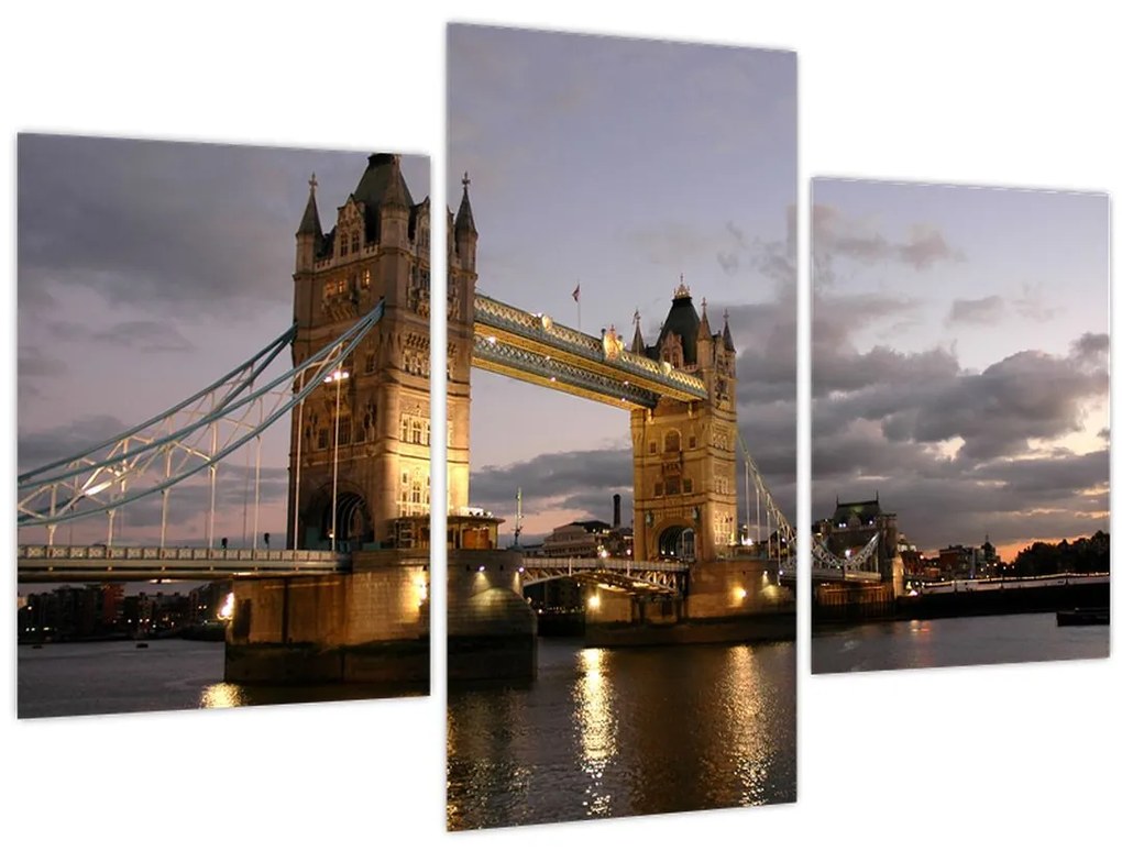 Obrázok - Tower Bridge v noci (90x60 cm)
