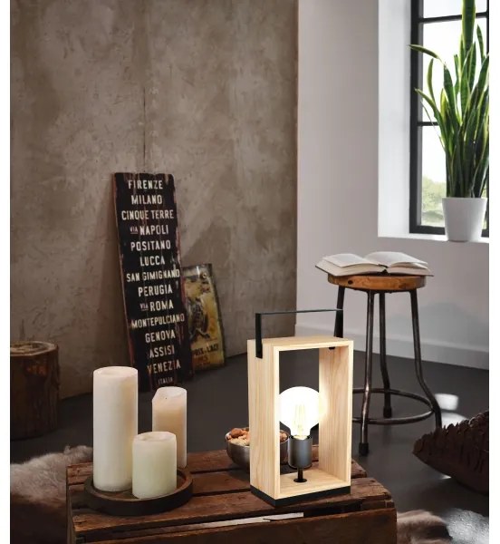 Eglo 43415 - Stolná lampa FAMBOROUGH 1xE27/40W/230V