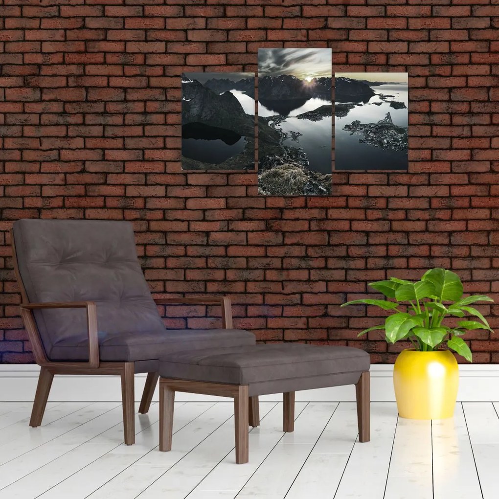 Obraz - Nórske pohorie (90x60 cm)