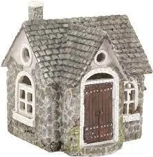 Mini Záhrada Vidiecky domček, kamenný vzhľad 18 cm