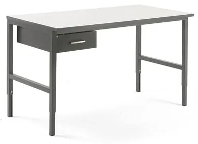 Dielenský stôl Cargo, 1600x750 mm, 1 zásuvka
