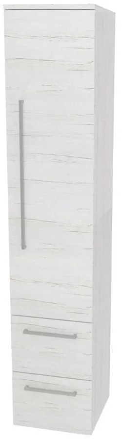 Mereo Bino, kúpeľňová skrinka vysoká 163 cm, pravá, Multidecor, Pino Aurélio, MER-CN698PINO