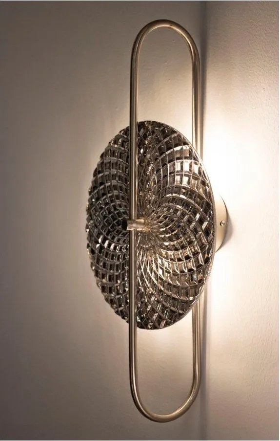 Kovové nástenné svietidlo v striebornej farbe Silvery – Mauro Ferretti