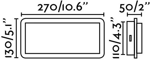 FARO 20061 - LED Nástenné svietidlo MOOD 2xLED/3W/230V