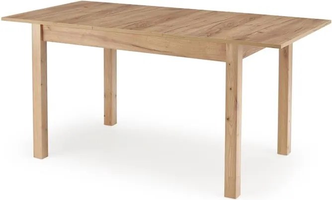 Rozkladací jedálenský stôl 118-158 cm Mauric (dub craft) (pre 4 6 osôb). Vlastná spoľahlivá doprava až k Vám domov. 1049293